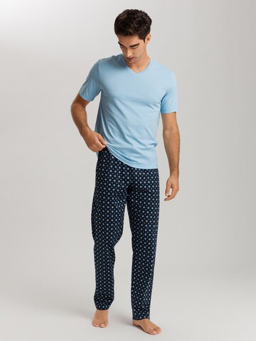 Hanro Shirt ' Living Shirts ' in Blauw