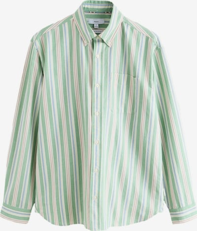 Marškiniai iš Next, spalva – sodri mėlyna („karališka“) / šviesiai žalia / rubinų raudona / balta, Prekių apžvalga