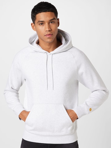 Carhartt WIP Sweatshirt 'Chase' in Grey: front