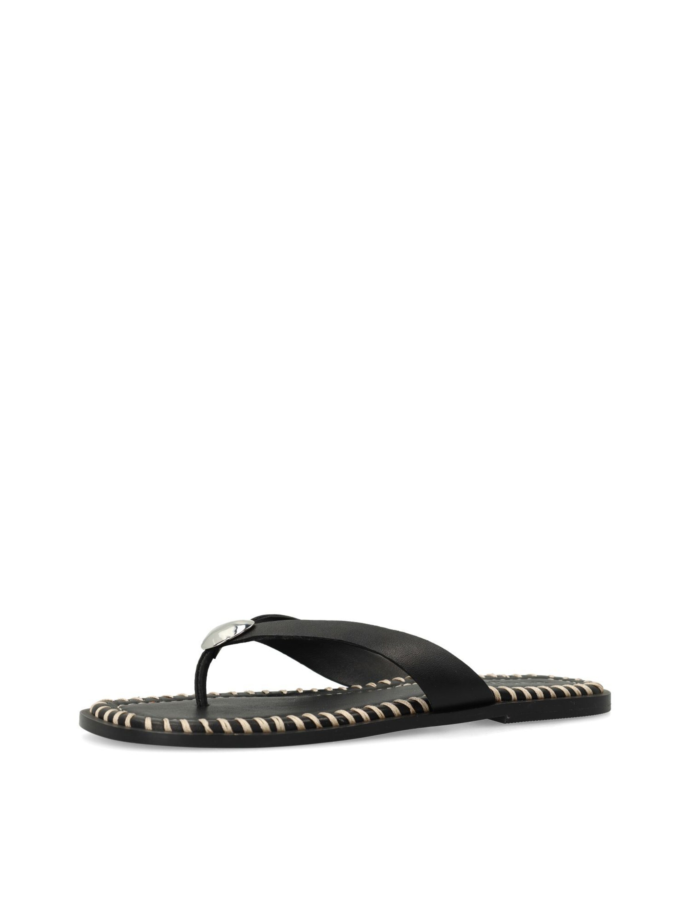 SACHA Teenslipper in Zwart: voorkant