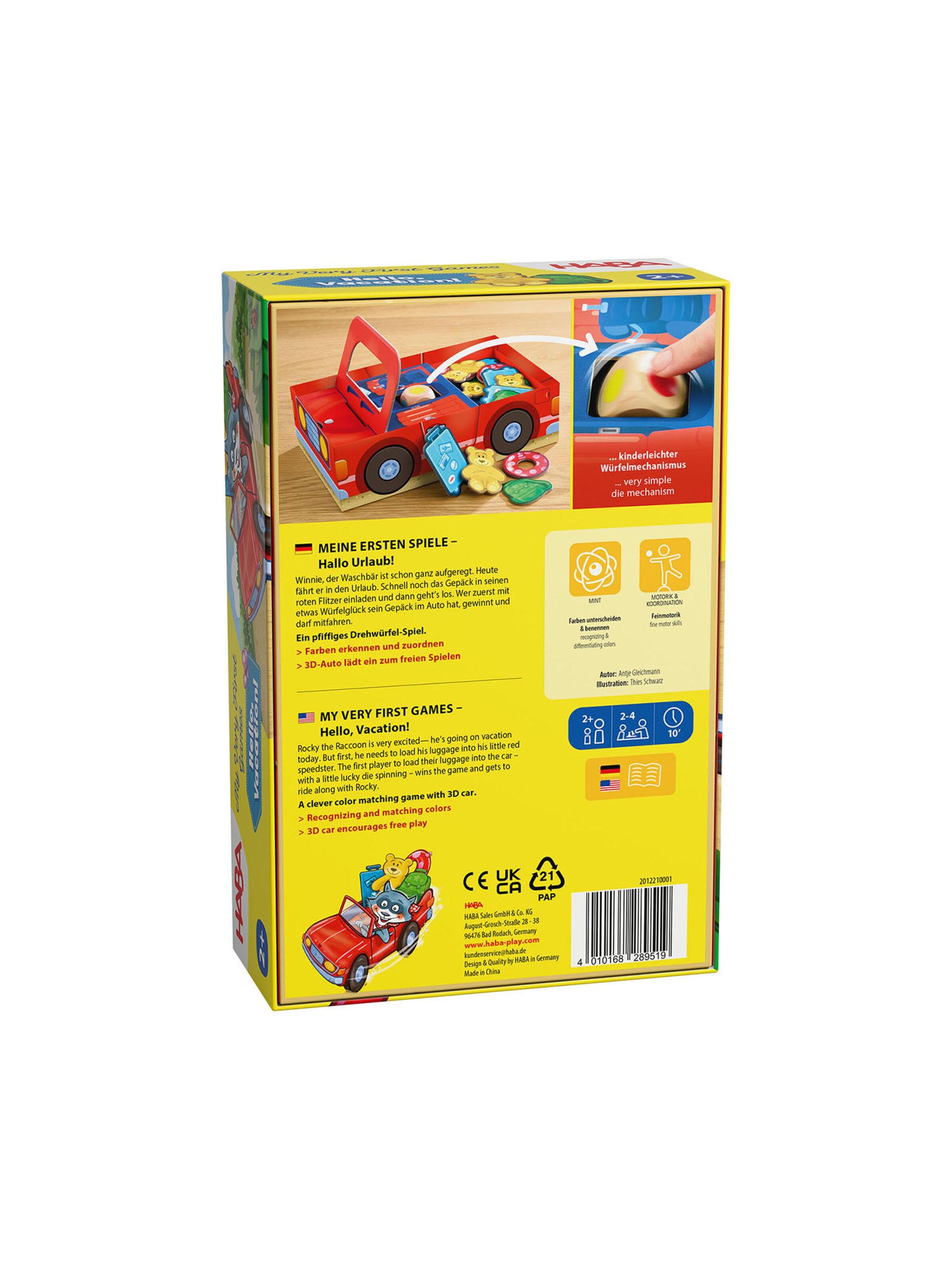 HABA Spel 'Hallo Urlaub' in Gemengde kleuren