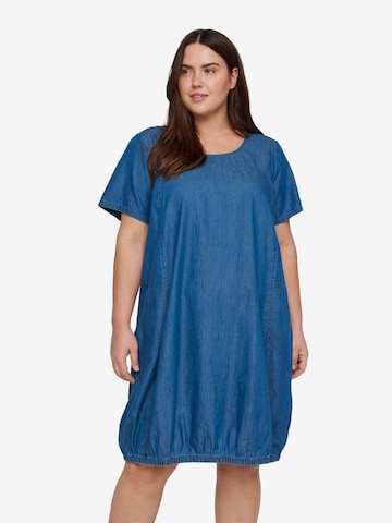 Zizzi Jurk 'Jella' in Blauw: voorkant