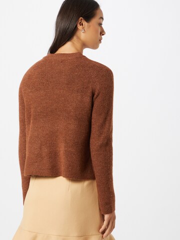 PIECES Sweater 'Ellen' in Brown