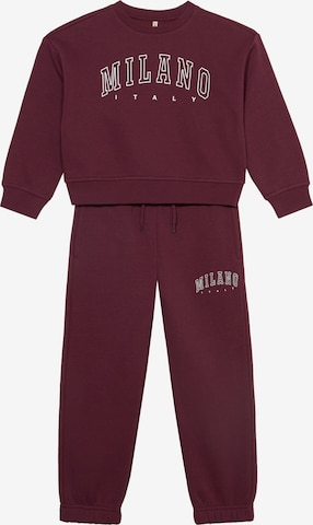 Only Mini Juoksupuku 'KMGSWEAT STATE' värissä lila: etupuoli