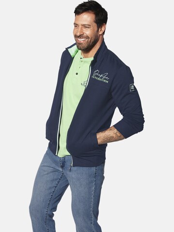 Jan Vanderstorm Sweat jacket 'Javald' in Blue: front