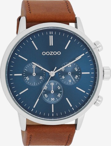 OOZOO Analog Watch in Blue: front