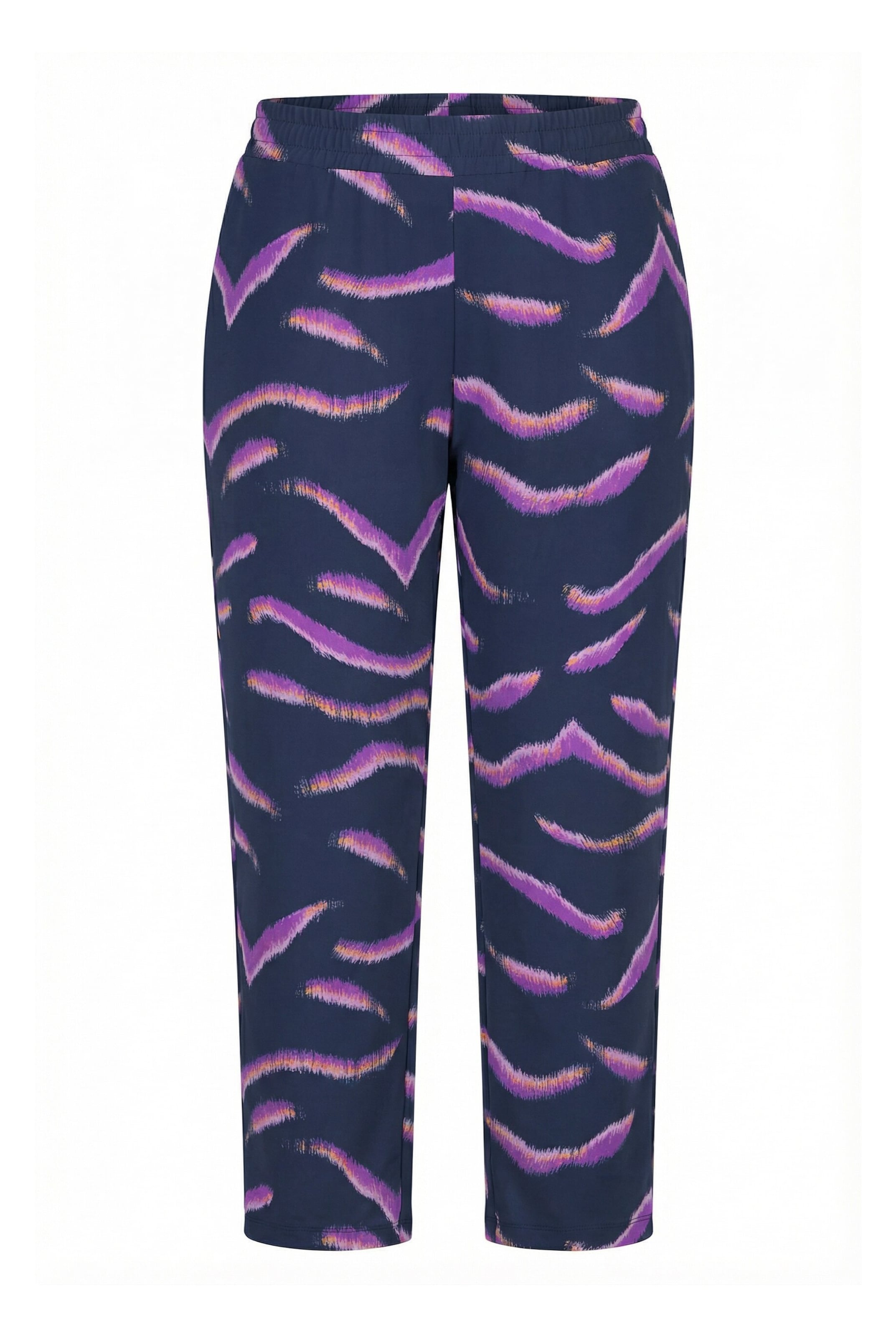 Ulla Popken Slimfit Hose 'Siena' in Blau: Vorderseite