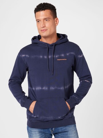 Cleptomanicx Sweatshirt 'Dandada' in Blau: predná strana