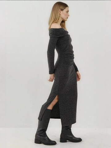 Hiccup Gebreide jurk in Grijs