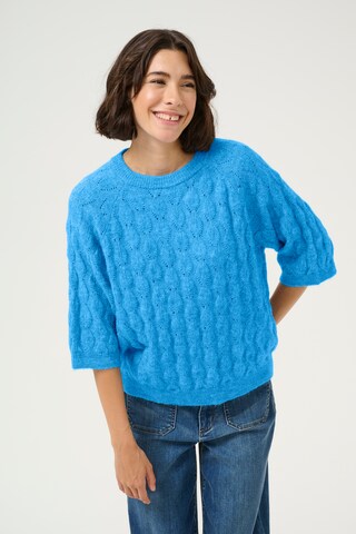 Kaffe Pullover in Blau: Vorderseite