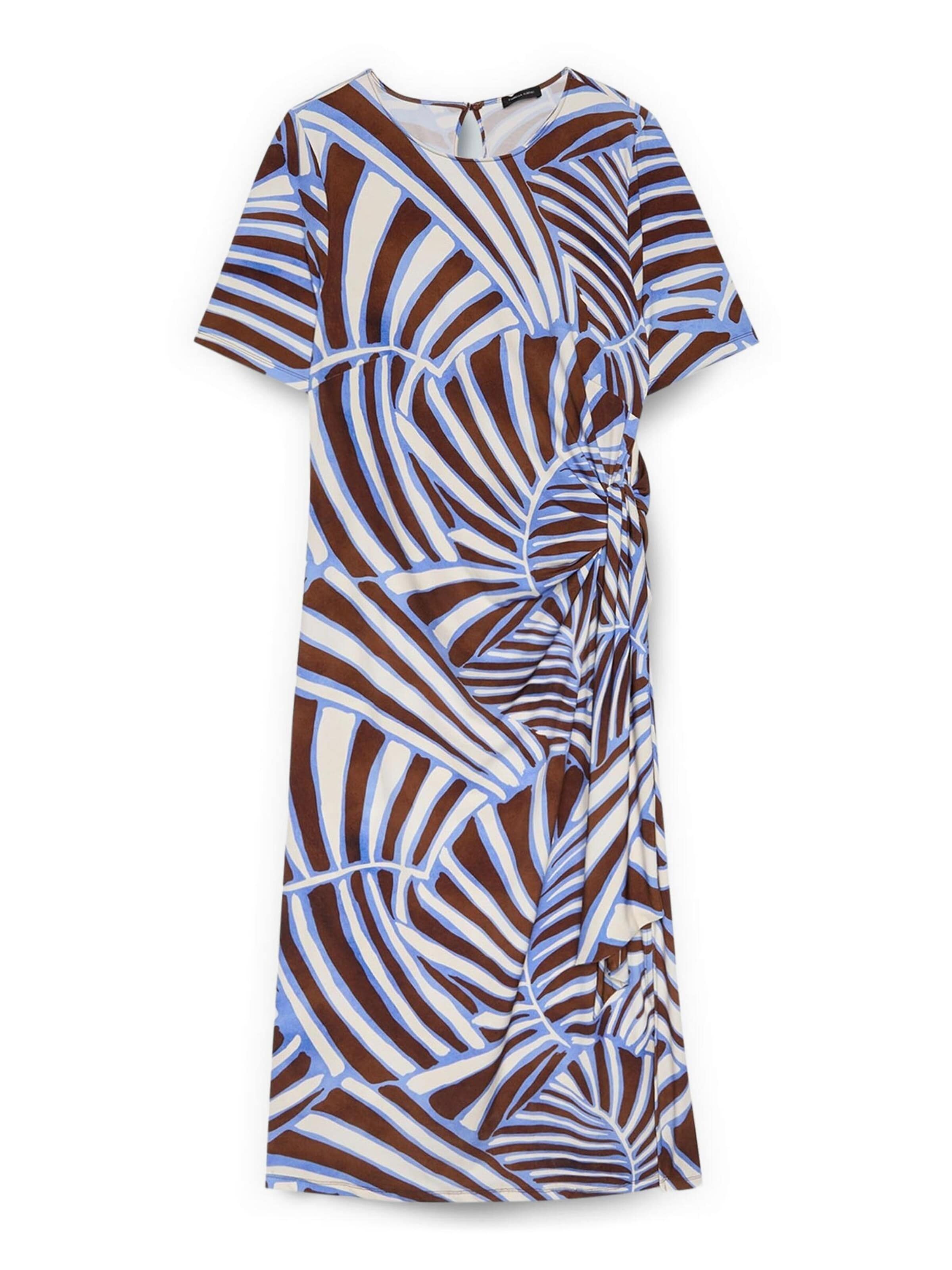 Fiorella Rubino - Vestido en marrón: frente