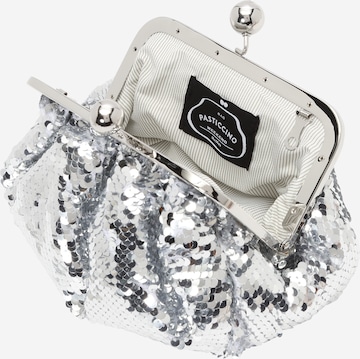 Weekend Max Mara Clutch 'EGADI' in Silber