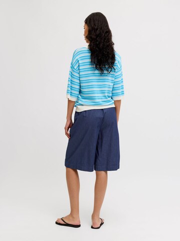 JJXX - Pierna ancha Pantalón vaquero plisado 'JXDEbby' en azul