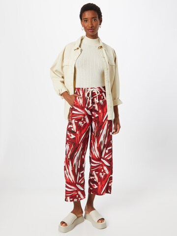 GERRY WEBER Wide Leg Hose in Rot