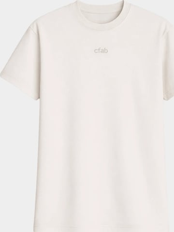 T-Shirt 'Relaxed Tee' cfab (formerly creamy fabrics) en blanc : devant