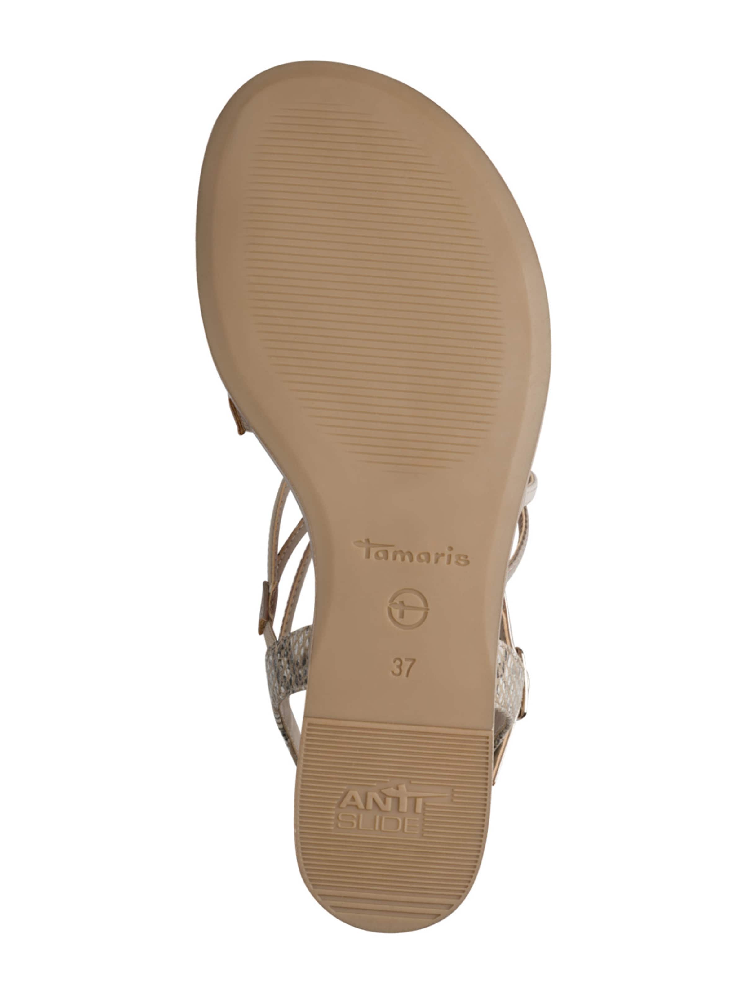 Tamaris Сандали с каишка в бежово