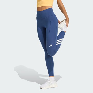 ADIDAS PERFORMANCE Skinny Workout Pants 'Adi365' in Blue