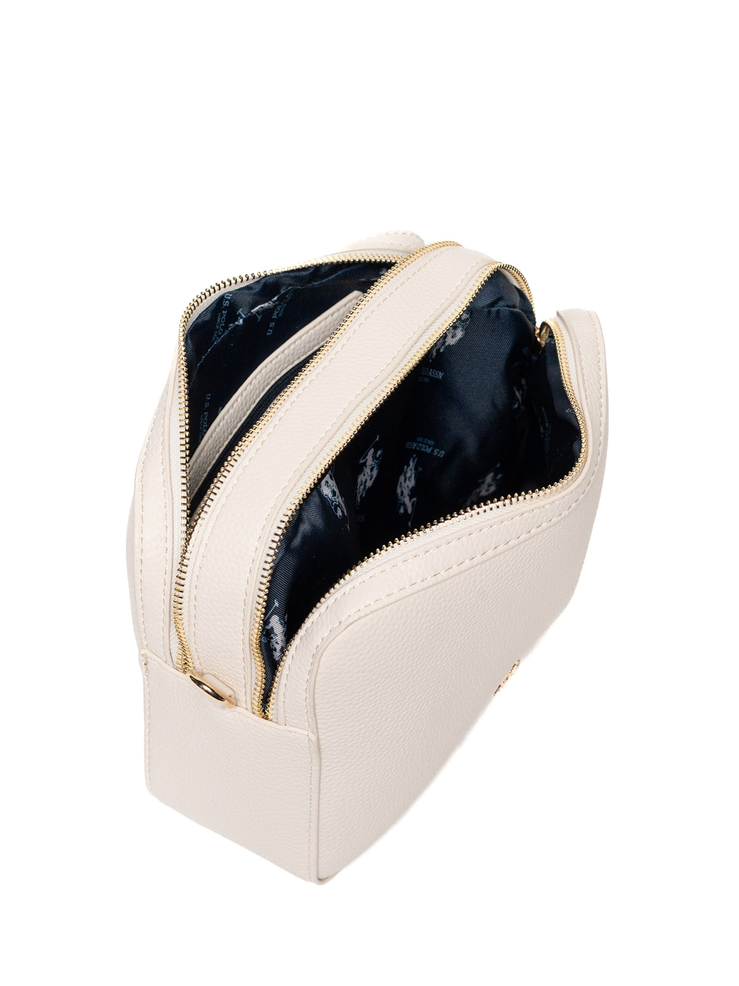 Borsa a spalla di U.S. POLO ASSN. in bianco