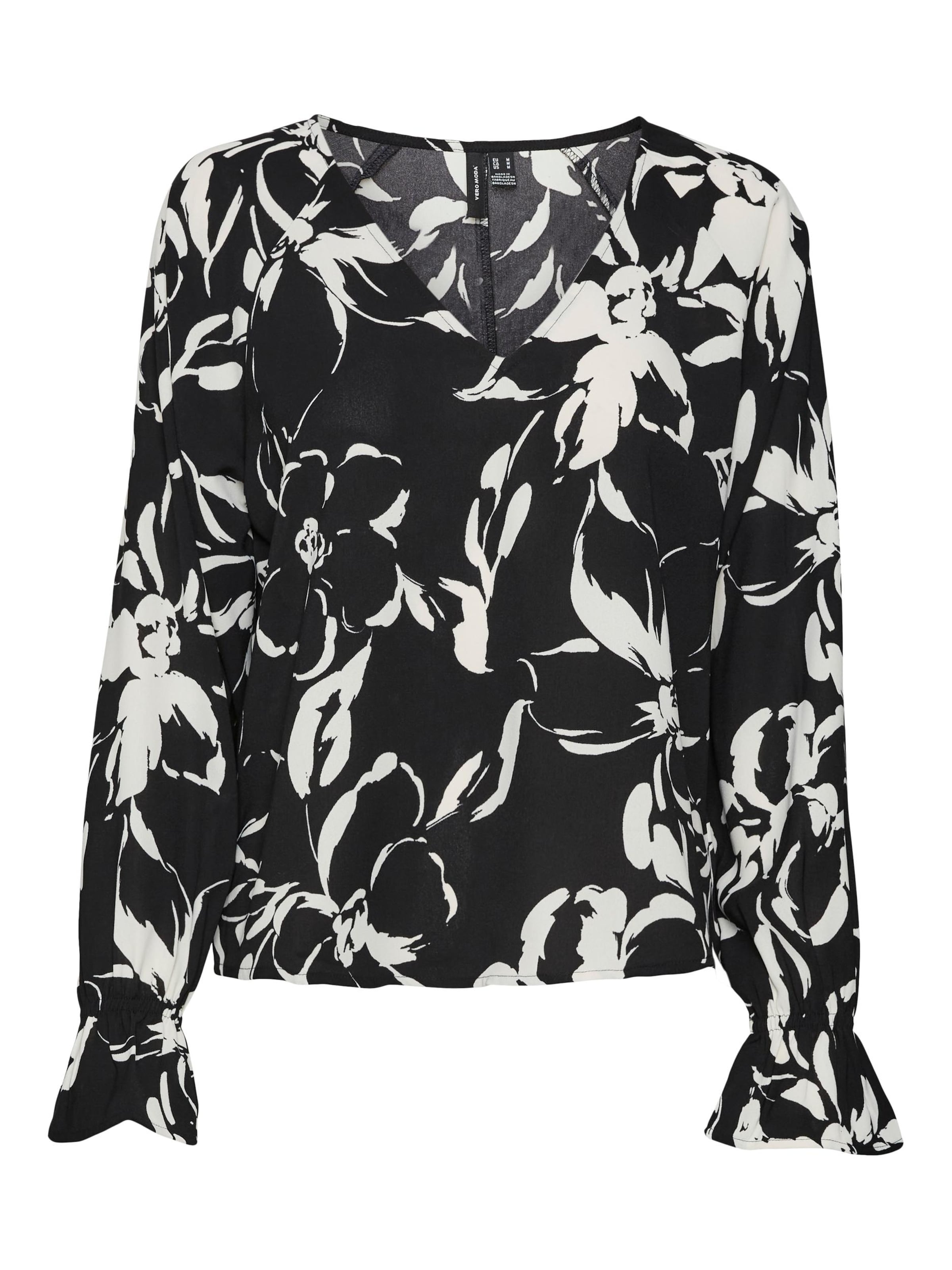 VERO MODA Blúzka - Čierna: predná strana