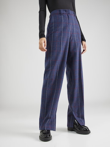 Sisley Loose fit Pants in Blue: front