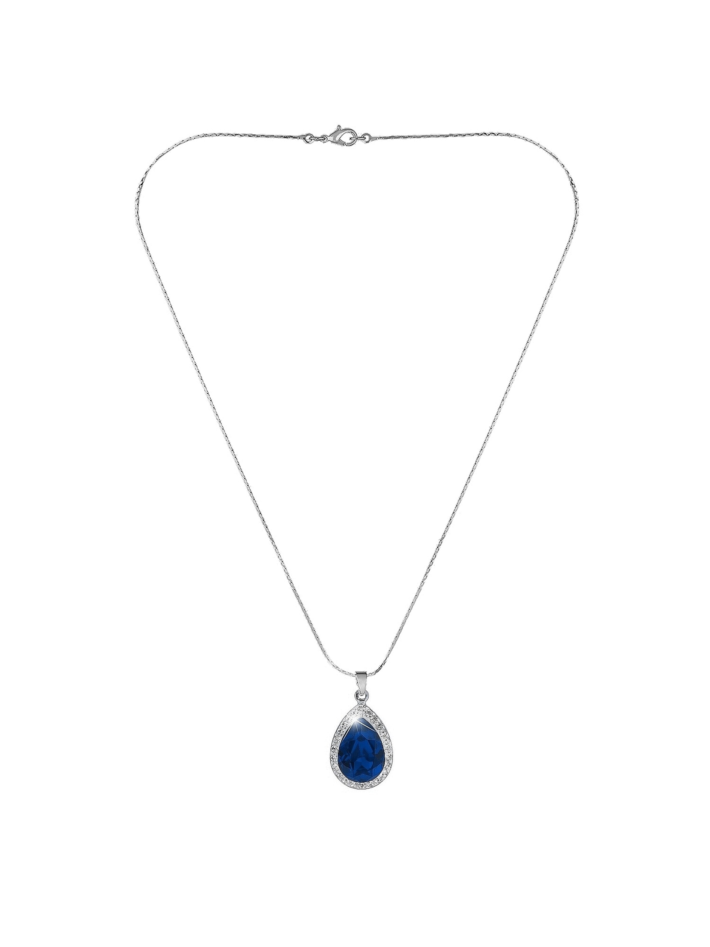 EXCLUSIVE EDITION Řetízek 'Agidel adorned with Swarovski crystals' – modrá