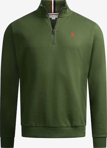 U.S. POLO ASSN. Sweatshirt in Green: front