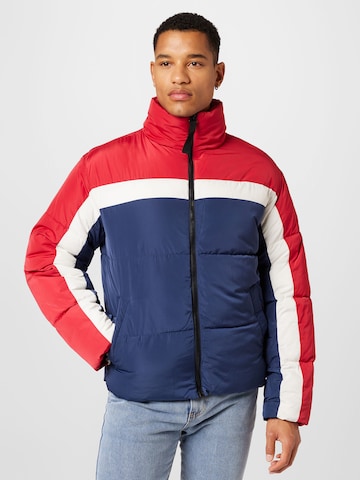 Only & Sons Winter Jacket 'EVERETT' in Blue: front