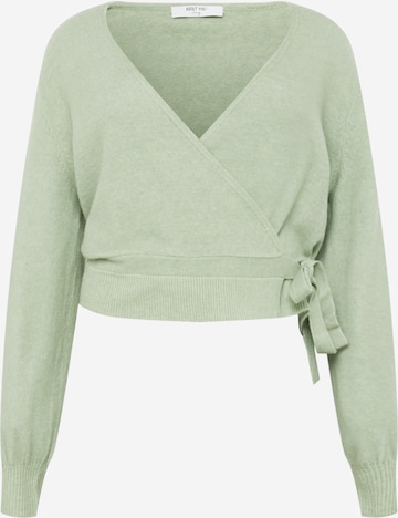 Cardigan 'Irem' ABOUT YOU Curvy en vert : devant