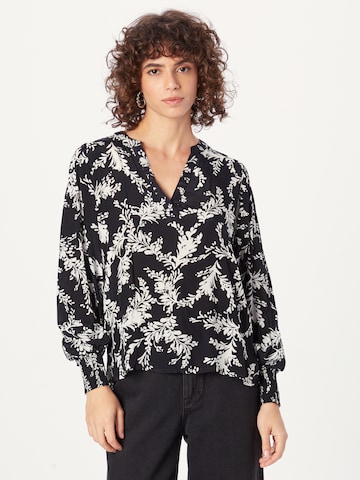 Kaffe Blouse 'Emira' in Zwart: voorkant