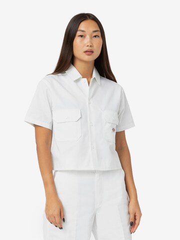 Camicia da donna di DICKIES in bianco: frontale