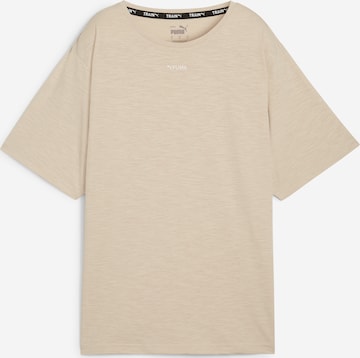 PUMA Performance Shirt in Beige: front