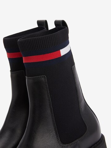 Tommy Jeans Chelsea Boots in Schwarz