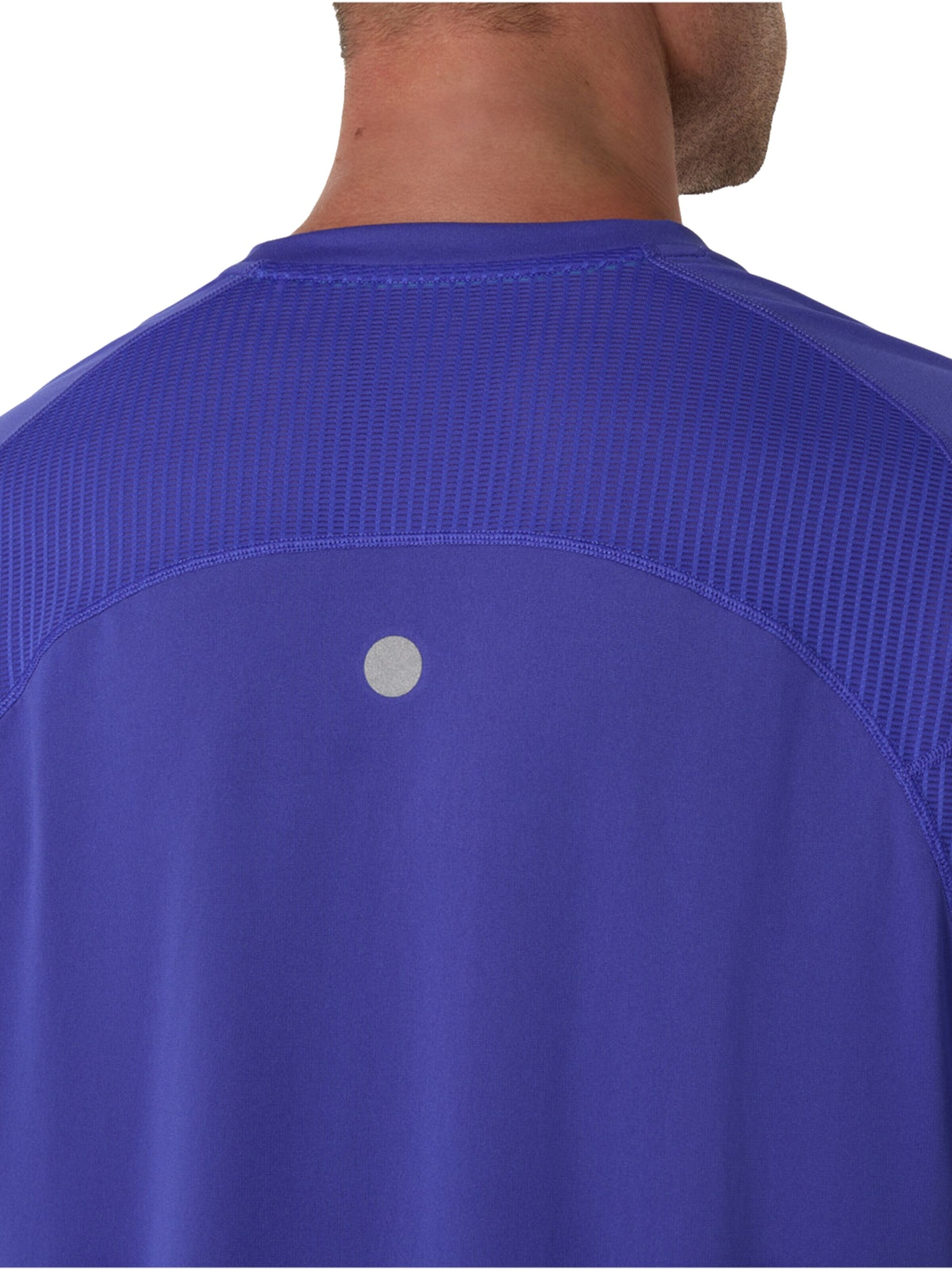 ASICS Shirt 'ASICS Road Fade SS Top' in Blauw