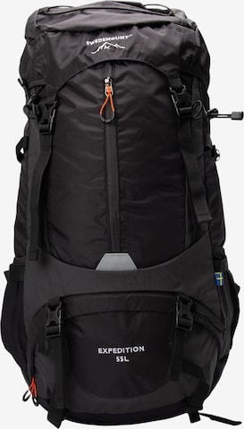 SWEDEMOUNT Sports backpack 'Expedition' in Black: front