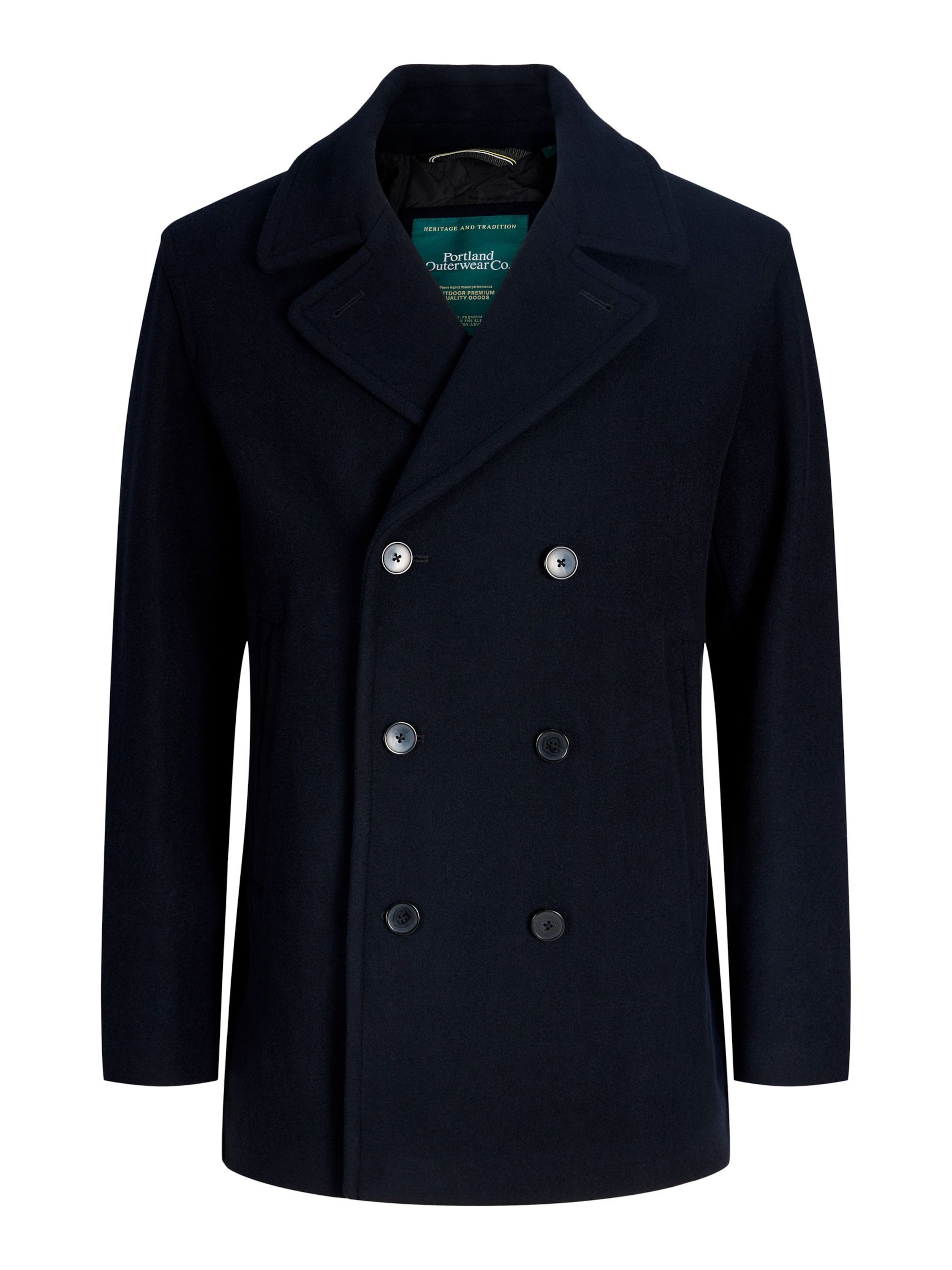 Portland Outerwear Company Overgangsfrakke i blå: forside