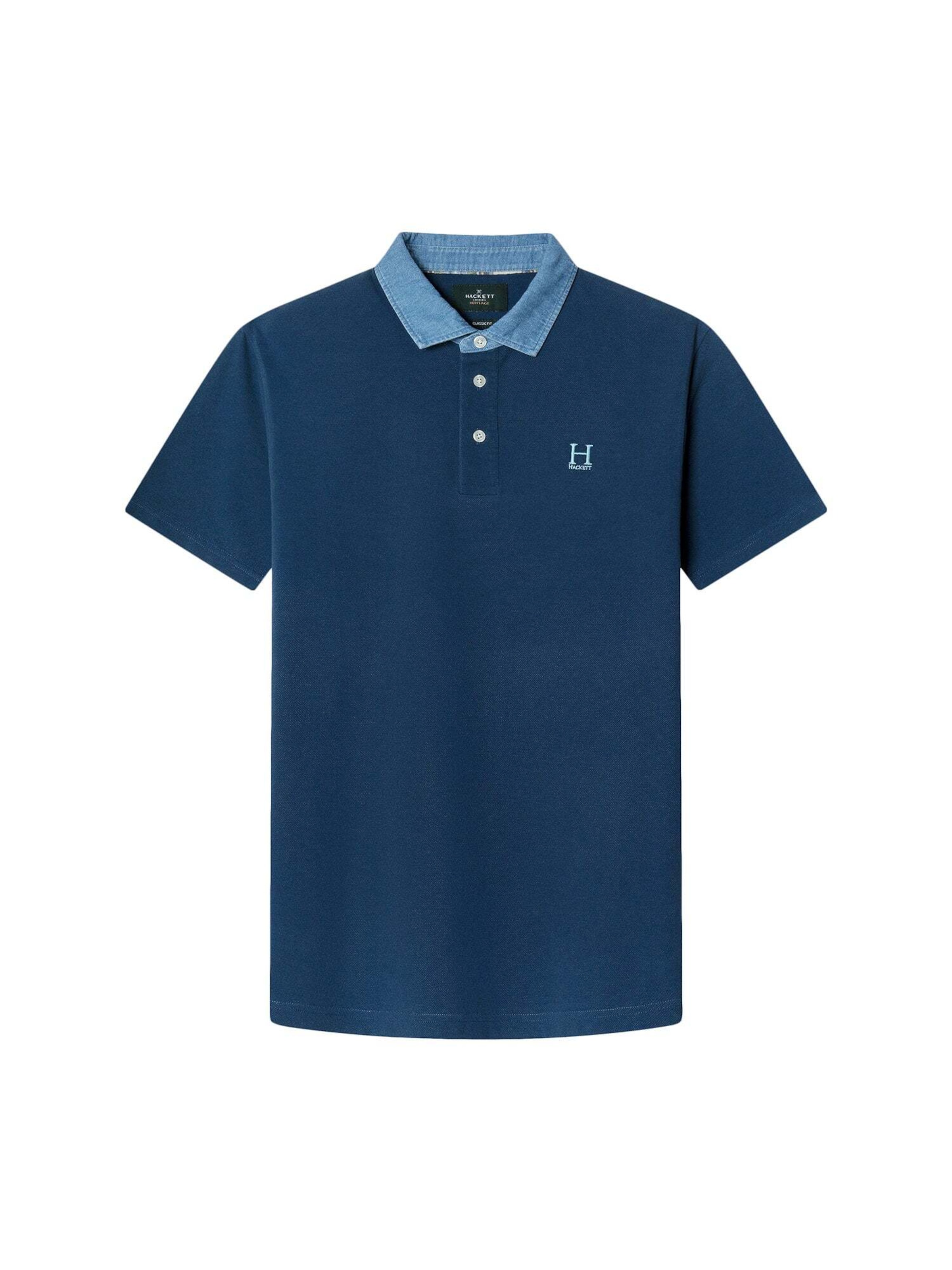 T-Shirt 'Heritage' Hackett London en bleu : devant