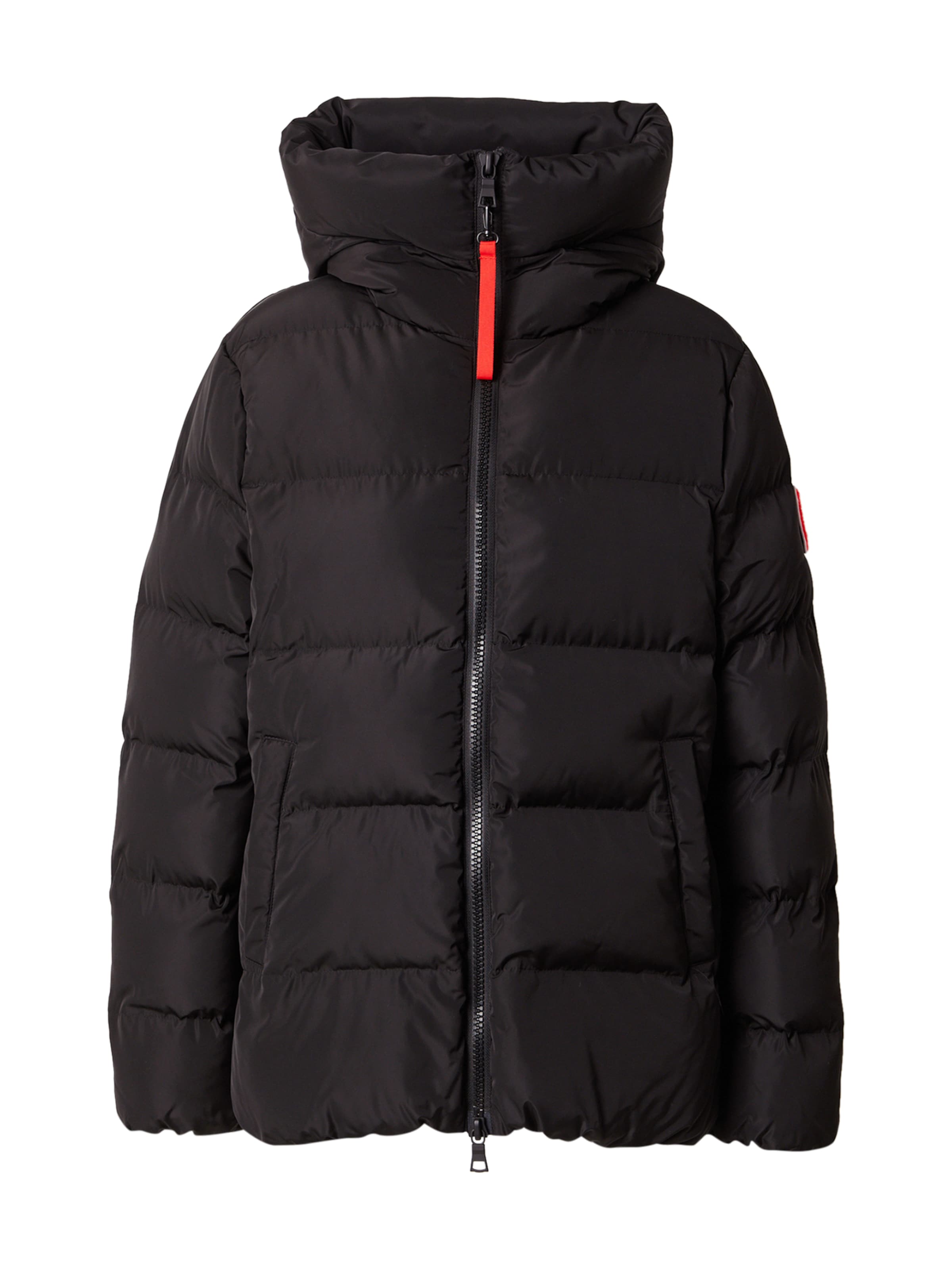 No. 1 Como Зимняя куртка в Черный: спереди