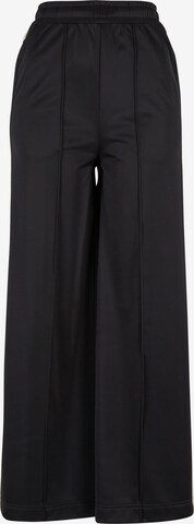 Urban Classics Wide leg Broek in Zwart: voorkant