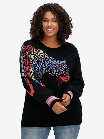 sheego by Joe Browns Sweater in Black: front