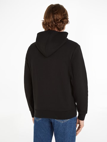 Calvin Klein Zip-Up Hoodie in Black