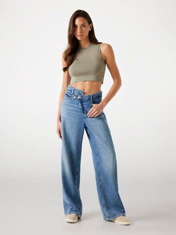 GUESS Knitted Top 'Alexia' in Green