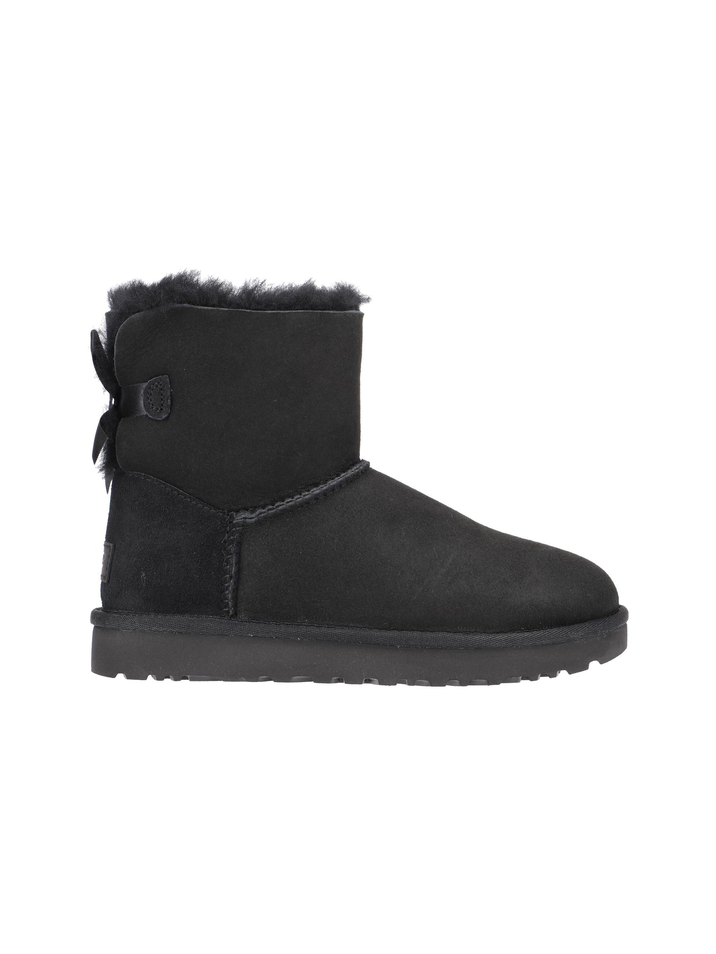 UGG Boots 'UGG Mini Bailey Bow 2 Stiefel schwarz 1016501' in Schwarz