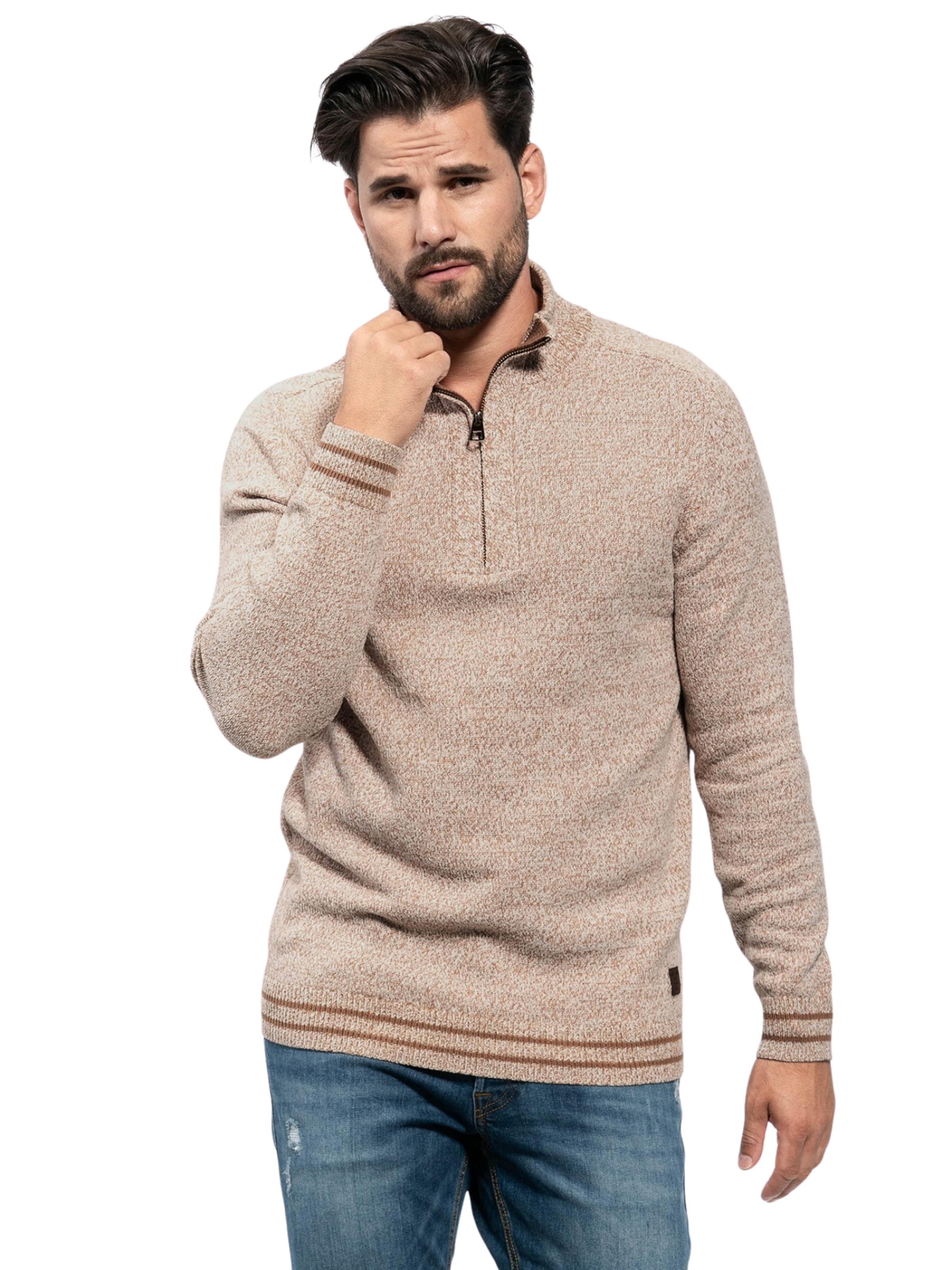 Key Largo Trui 'Horst' in Beige: voorkant
