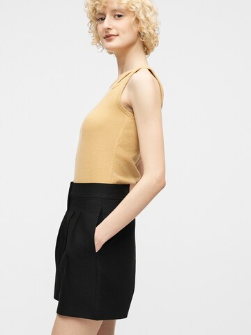 PIECES - regular Pantalón plisado 'PCBosella' en negro