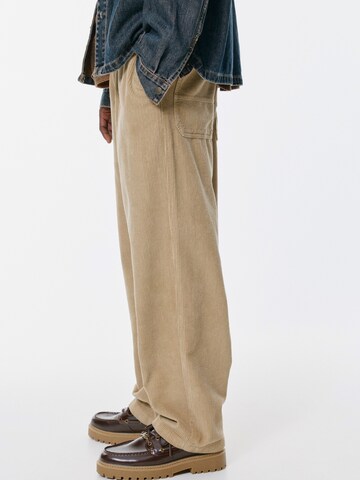 Pull&Bear Wide leg Pants in Beige