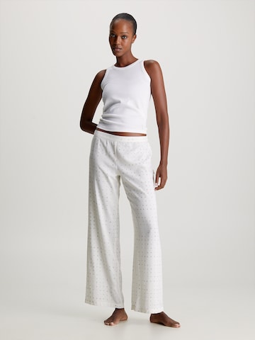 Pantalon de pyjama Calvin Klein Underwear en blanc