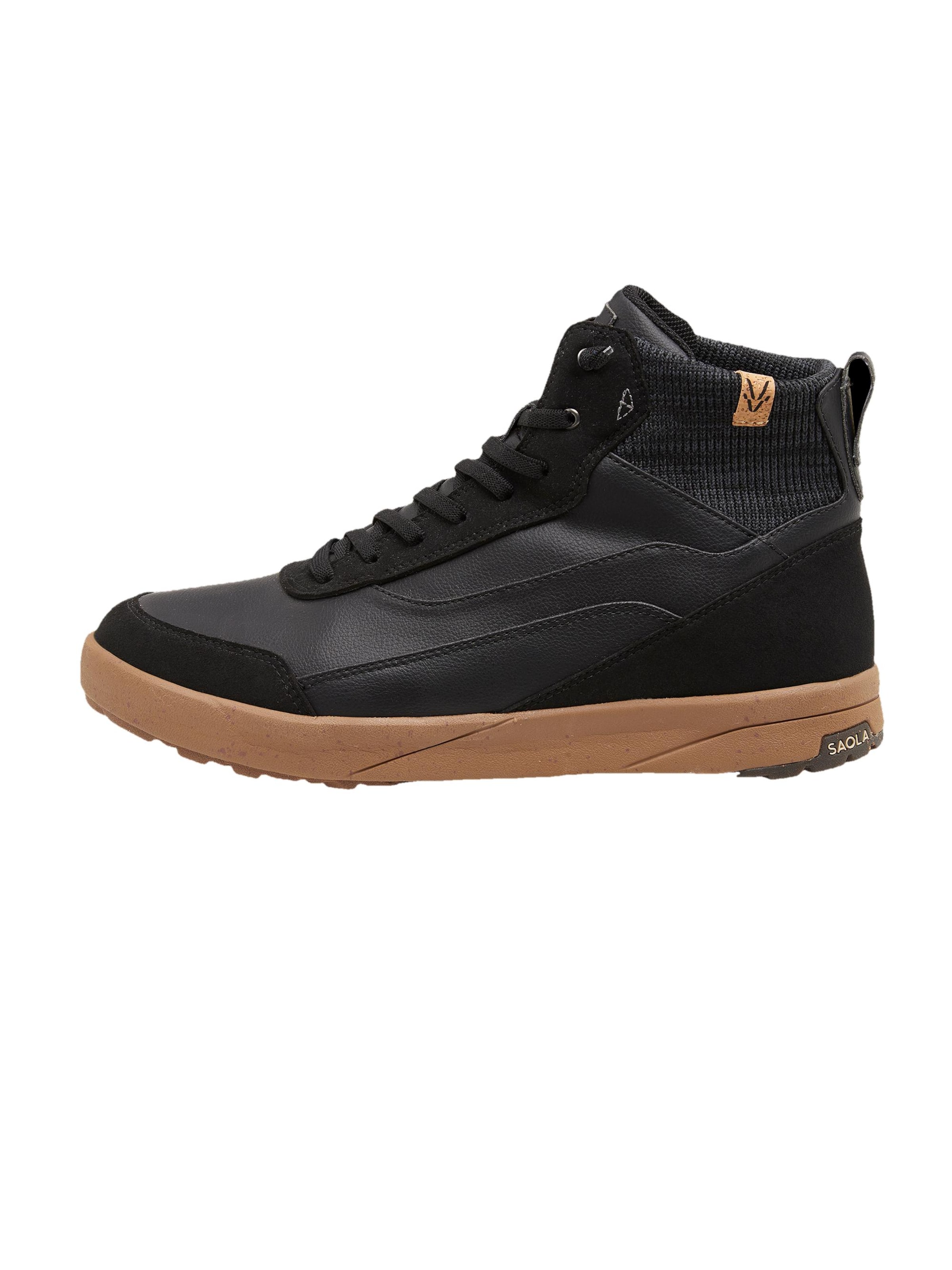 SAOLA Sneaker high 'Quito Mid Waterproof M Black'‌‌‌‌‌‌‌‌ in Schwarz