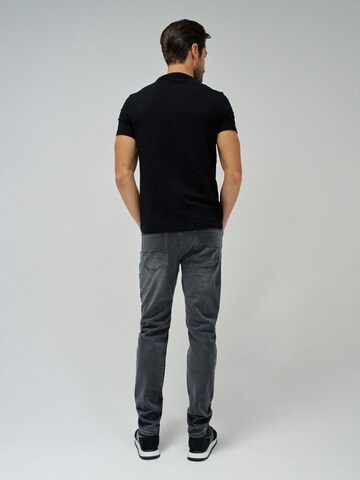Salsa Jeans T-shirt 'Palm Beach' in Schwarz