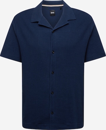 Regular fit Camicia 'Powell 129' di BOSS Black in blu: frontale