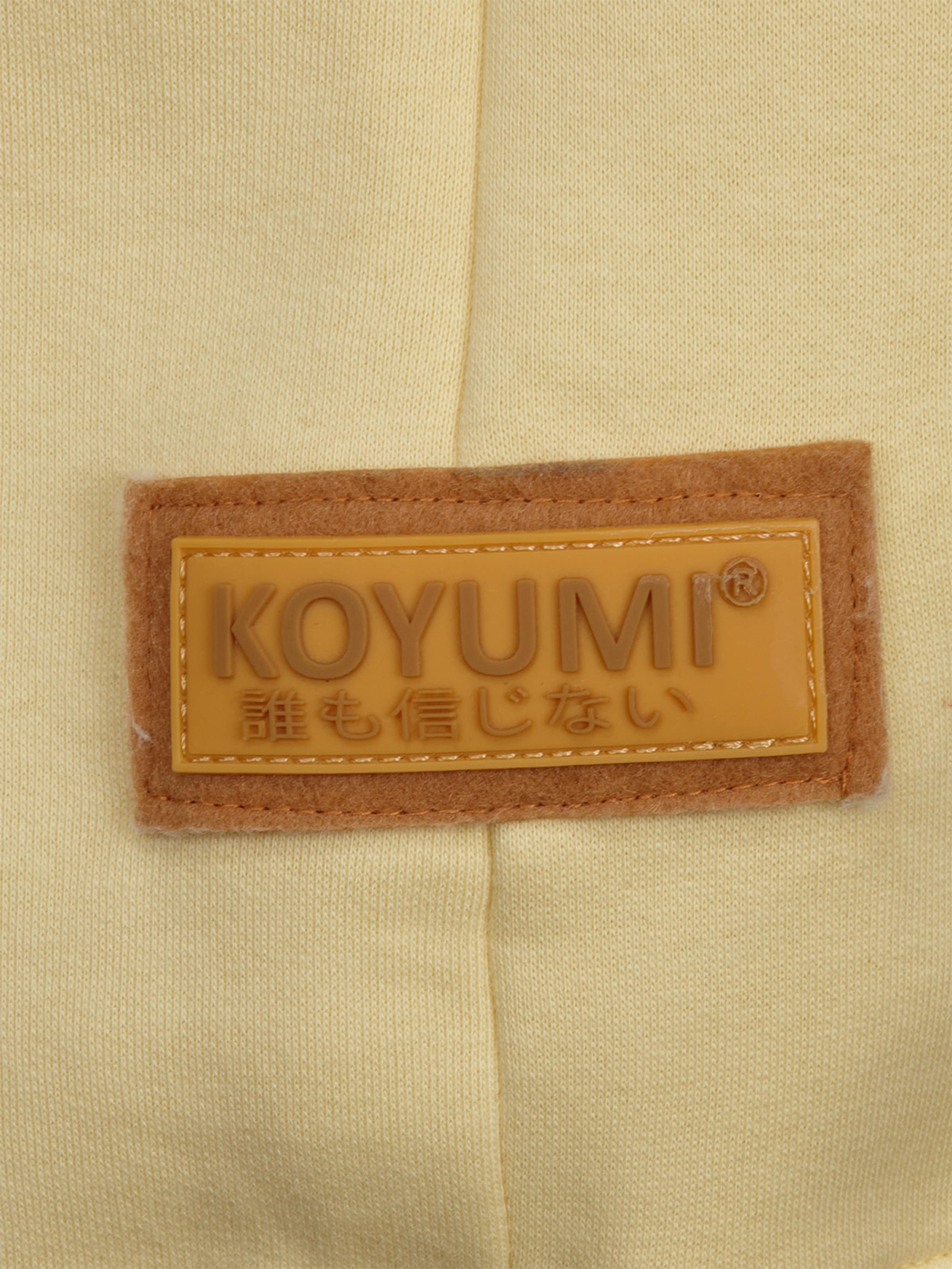 Koyumi Sweatshirt 'Break Your Neck' in Yellow